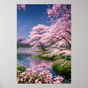 Cherry Blossom Serenade Poster