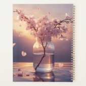 Cherry Blossom Serenity – Elegant Sakura Branch i Planner (Achterkant)