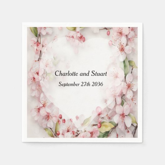 Cherry Blossom Servet (Voorkant)