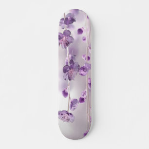 Cherry blossom skateboard