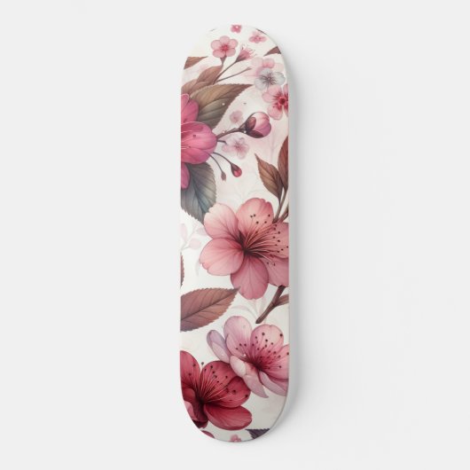 Cherry Blossom Skateboard (Voorkant)