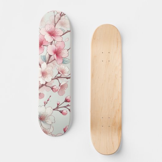 Cherry Blossom Skateboard (Voorkant)