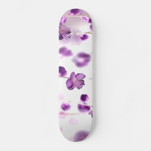 Cherry blossom skateboard
