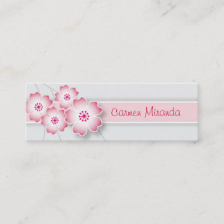 Cherry Blossom Skinny Card Mini Visitekaartje