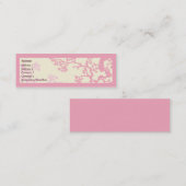 Cherry Blossom - Skinny Mini Visitekaartje (Voorkant / Achterkant)