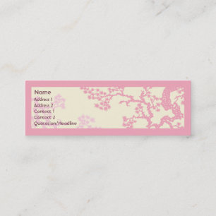 Cherry Blossom - Skinny Mini Visitekaartje