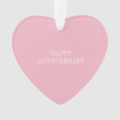 Cherry Blossom - Sky Blue - HAPPY JUBILEUM Ornament (achterkant)