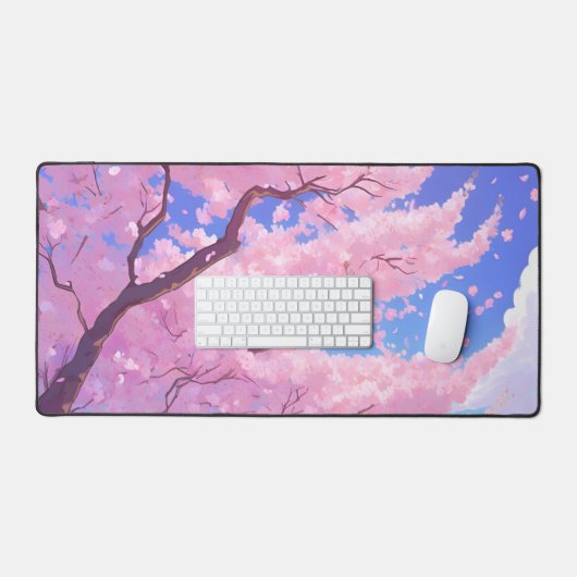 Cherry Blossom Sky Gaming Mousepad (Clavier et souris)
