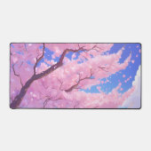 Cherry Blossom Sky Gaming Mousepad Bureaumat (Voorkant)