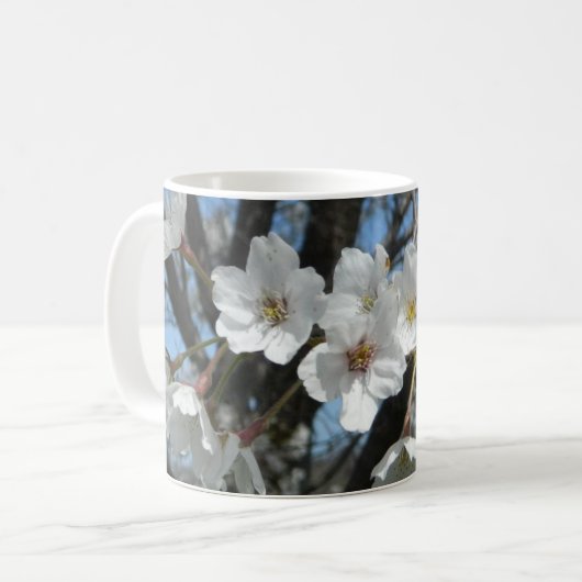 Cherry Blossom Spring Coffee Mok (Voorkant links)