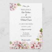 Cherry Blossom Spring Wedding Invitation (Devant)