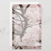 Cherry Blossom Stationery Briefpapier (Voorkant / Achterkant)