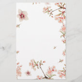Cherry Blossom Stationery Briefpapier (Voorkant)