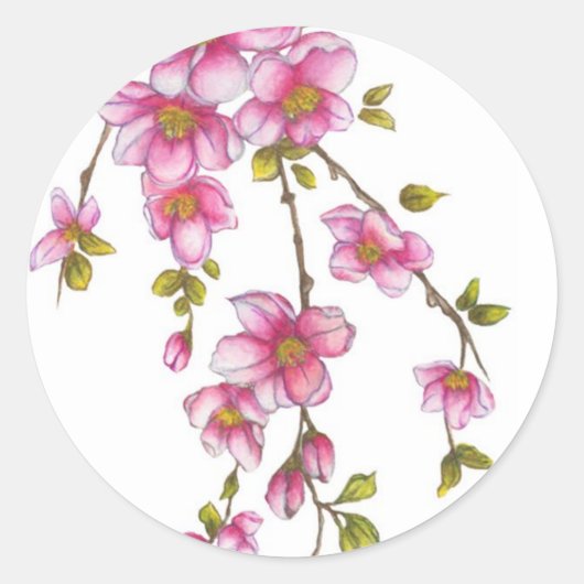 Cherry Blossom Sticker (Voorkant)