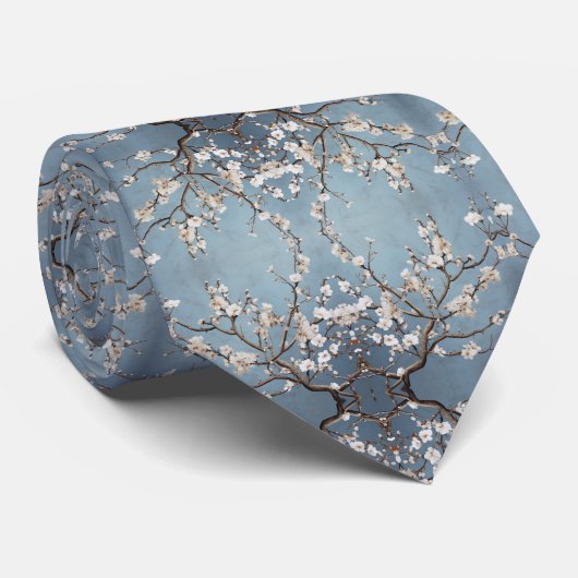 Cherry Blossom Stropdas (Opgerold)