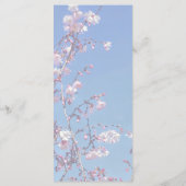 Cherry Blossom Succursales Menu Mariage (Dos)