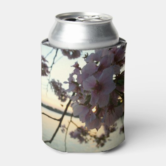 Cherry Blossom Sunset in Washington DC Blikjeskoeler (Blikje Voorkant)