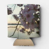 Cherry Blossom Sunset in Washington DC Blikjeskoeler (Achterkant)