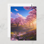 Cherry Blossom Swamp Briefkaart (Voorkant / Achterkant)