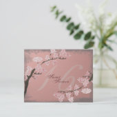 Cherry Blossom Sweet 16 Anniversaire Invitation (Debout devant)