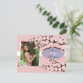 Cherry Blossom Sweet 16 Anniversaire Invitation (Debout devant)