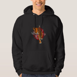 Cherry Blossom Tiger Hoodie