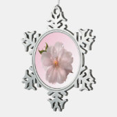 Cherry Blossom Tin Sneeuwvlok Ornament (Rechts)