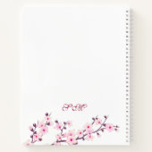 Cherry Blossom | Toekomstige mevrouw | Weddenschap Notitieboek (Achterkant)