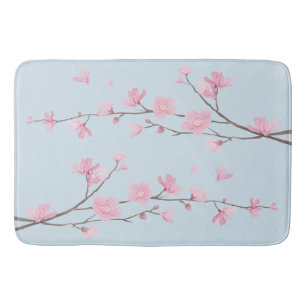 Cherry Blossom - transparante achtergrond Badmat