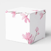 Cherry Blossom - transparante achtergrond Bedankdoosjes (Achterkant)