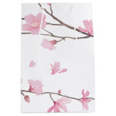 Cherry Blossom - Transparante achtergrond Medium Cadeauzakje (Voorkant)