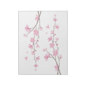 Cherry Blossom - transparante achtergrond Notitieblok (Gedraaid)