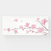 Cherry Blossom - Transparante achtergrond Spandoek (Horizontaal)