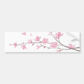 Cherry Blossom - Transparent-Background Bumpersticker (Voorkant)