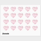 Cherry Blossom - Transparent-Background Hart Sticker (Vel)