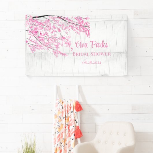 Cherry Blossom Tree Bark Wedding Spandoek (Insitu)