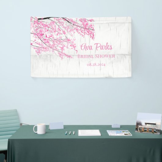 Cherry Blossom Tree Bark Wedding Spandoek (Beurs)