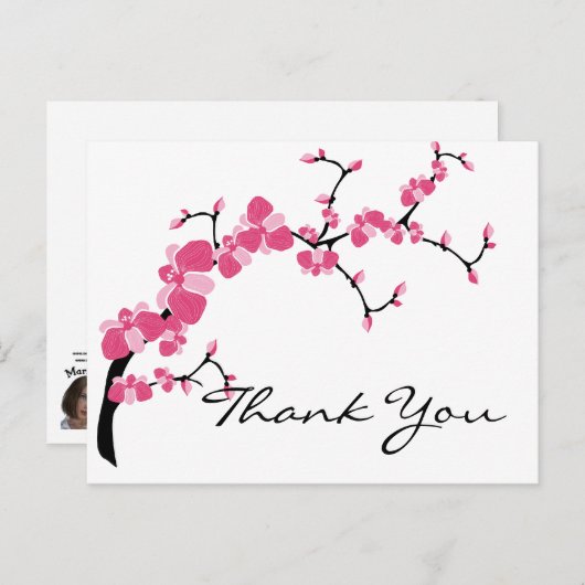 Cherry Blossom Tree Branch Briefkaarten (Voorkant / Achterkant)