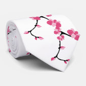 Cherry Blossom Tree Branch Stropdas Design 2 (Opgerold)
