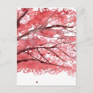 Cherry blossom tree briefkaart