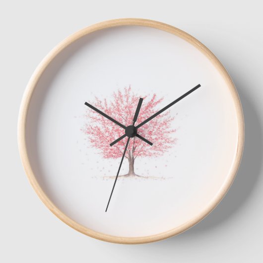 Cherry Blossom Tree Clock (Voorkant)