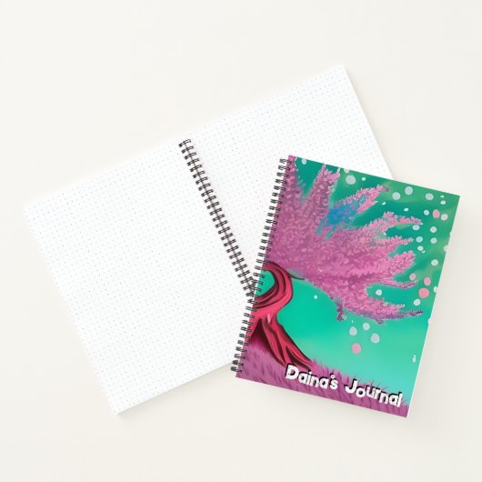 Cherry Blossom Tree Custom Name Journal Notitieboek (Binnen)