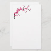 Cherry Blossom Tree Design 2 Briefpapier (Voorkant / Achterkant)