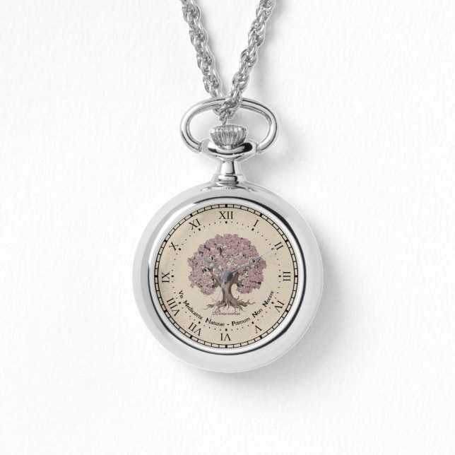 Cherry Blossom Tree of Life Latin Ketting EWatch (Voorkant)