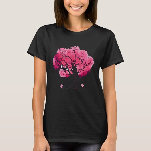 Cherry Blossom  Tree of Life T-shirt (Voorkant)