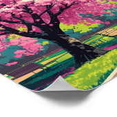 Cherry Blossom Tree Poster - Impressionistische le (Hoek)