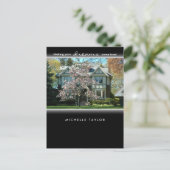 Cherry Blossom Tree Real Estate House Carte postal (Debout devant)