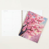 Cherry Blossom Trees Pink Floral Painting (Devant avec enveloppe)