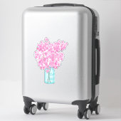 Cherry Blossom Twigs in Canning Jar Sticker (Koffer)