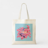 Cherry Blossom van de berg Fuji Tote Bag (Achterkant)